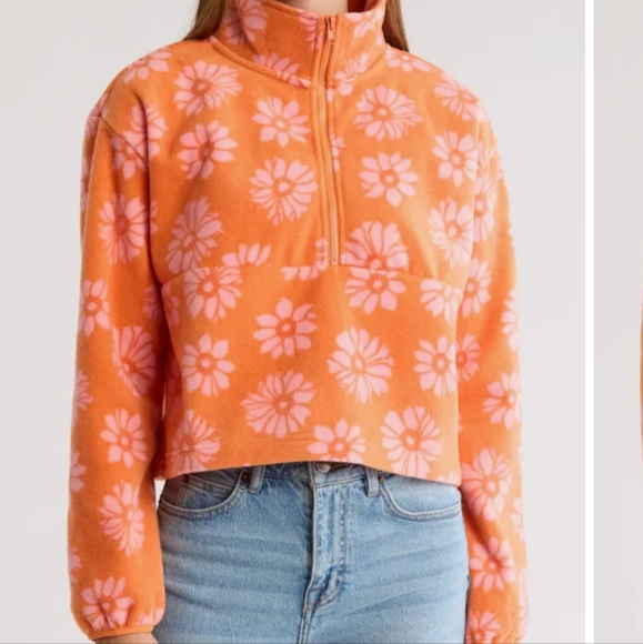 BILLABONG NEW Casual Fling Half Zip Pullover Fleece - Picture 2 of 14